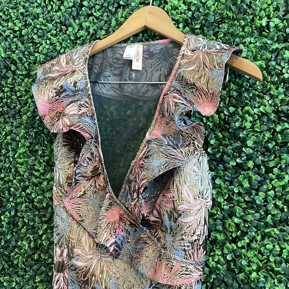 Victoria’s Secret Lingerie/Intimate Flower Print Top Size Large - Picture 6 of 12